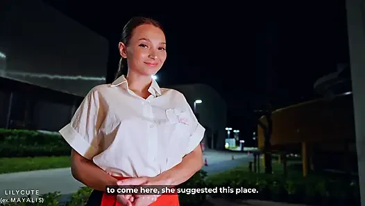 Waitress Fucked up My Order so She Let Me Fuck Her as Payment