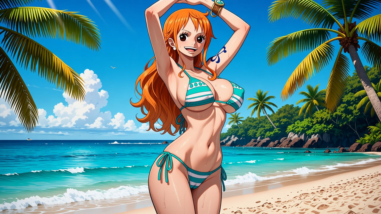 One Piece babes - einteilig weibliche charaktere tanzen