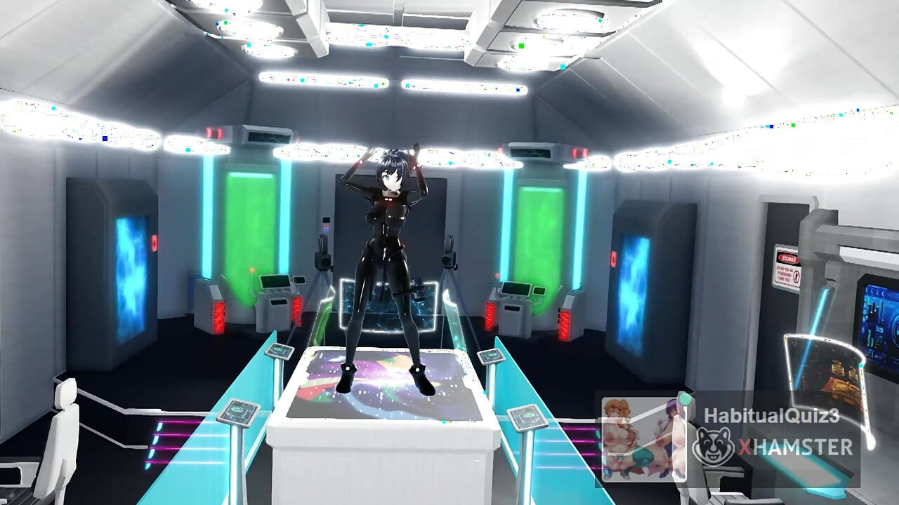MMD R18 Hi-Fi-Raver Duboko Svemirsko Jebanje Žestoko Veliki Dildo 3D Hentai Seks Ples HMW Prevarantska Žena Cosplay