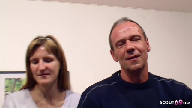 Stupid German Cuckold let his Anorexic wife Fuck Stranger