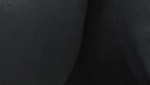 Stranger With Huge Erection Ejaculate In Subway Train On Random Girl's Tights