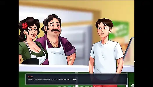 Summertime saga - Johannes fickte Aqua ins wasser ... Johannes spielte spin the bottel wieder mit den damen