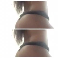London Ebony Tranny shaking her ass