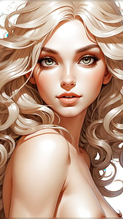 Brilhonder Comic Style Nude Elf Girl Slideshow - Sexy Ai Fantasy Elf Pussy &tetas