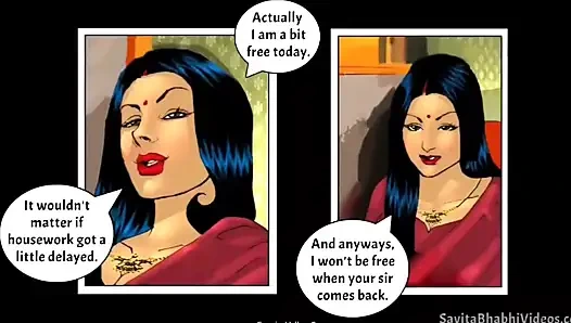 Savita bhabhi episode 5.   Nokar ke maje savita ki chudail   full video in bio