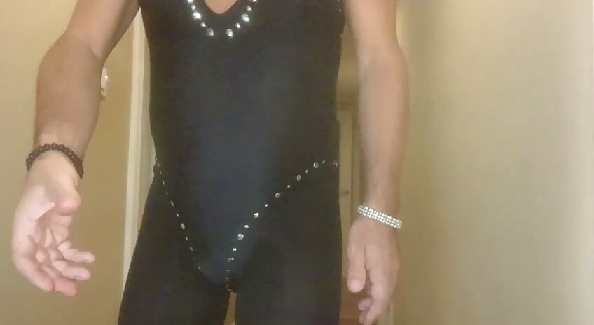 Parade around the house in my wife's new swimsuit