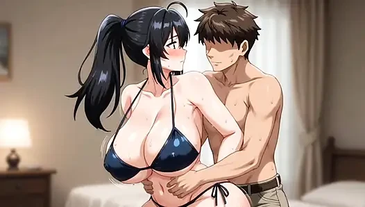 Sone tiri meniduri ibu tirinya yang lebih muda dan seksi
