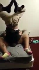 Headstand & Eating BBW Pussy