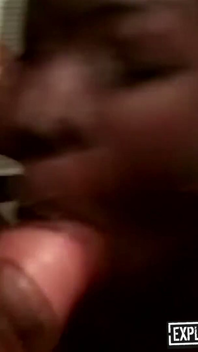 Amateur Ebony Vixen Takes On Two Rock Hard White Cocks | Clip 1