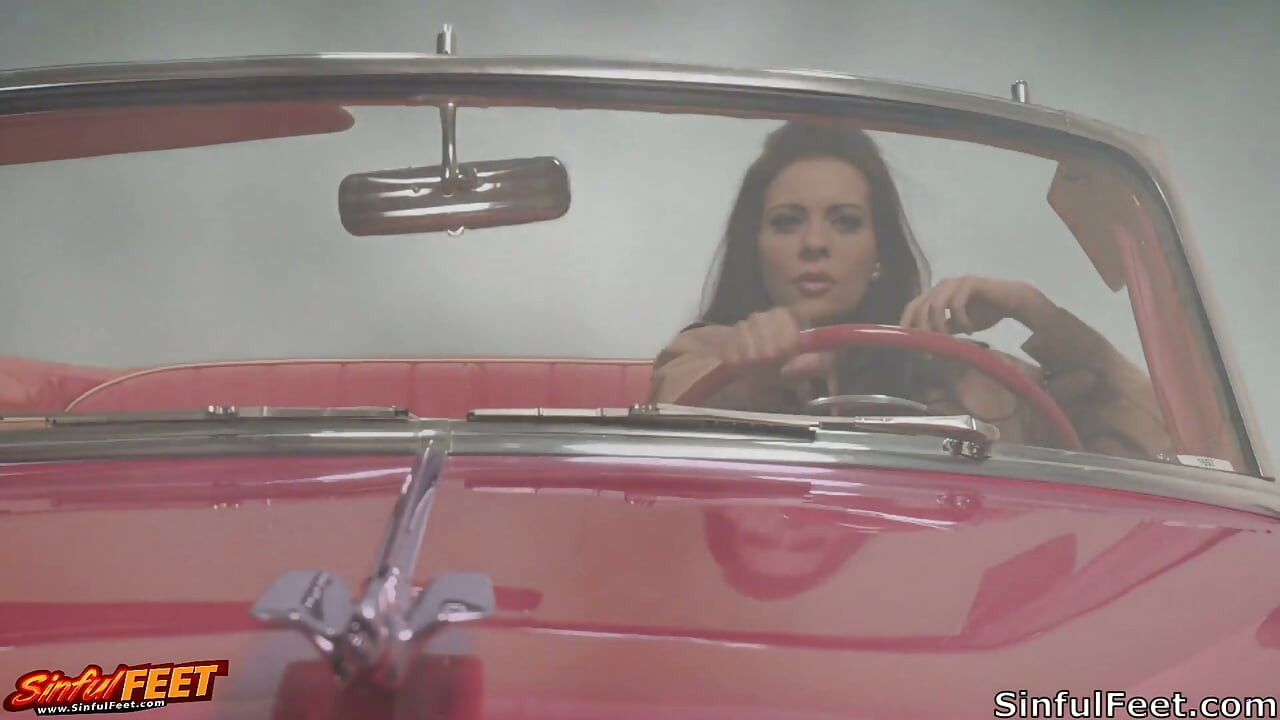 Celeste Star And Linsey Mckenzie Fuck On The Roof Of A Vintage Car