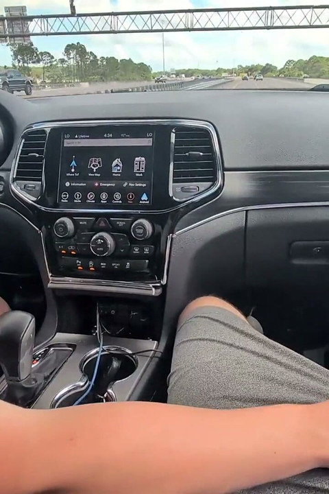 Cumshot All Over Car From Handjob