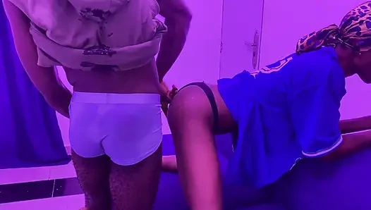 Ebony Babe Takes Huge Black Cock