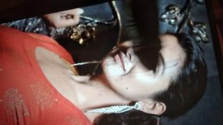 Priya bhavani, une jolie faciale baise une bite noire huileuse