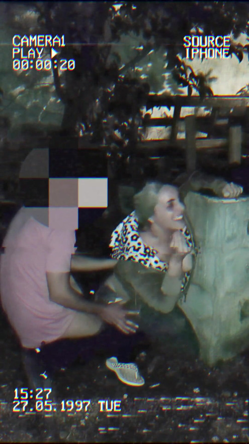 HOTWIFE sucks my cock in the street and the police catches us. | Clip 2