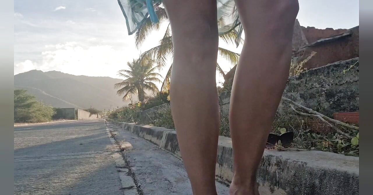 public flashing of pussy and tits and pissing in the street