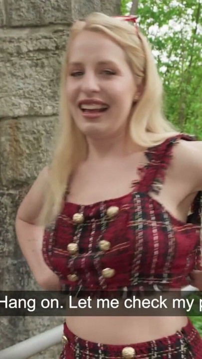 Public Agent Blonde alt chick Hailey White has the tightest pussy POV blowjob and outdoor sex | Clip 1