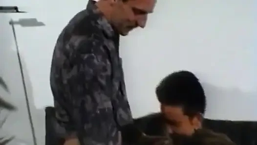 Short Haired German Lady Got Licked While Sucking Cock