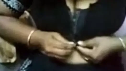 A young man having sex with his Tamil Nadu aunt