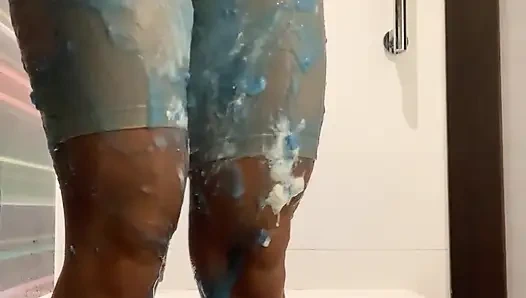 Fitnessstudio-kit gunge geile orgasmus-zeit