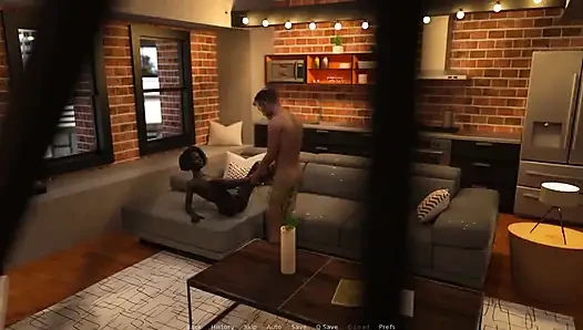 Weekend Lollygagging - Gameplay - Roleplay - Ebony Teen Gives Blowjob and Pussy Licking
