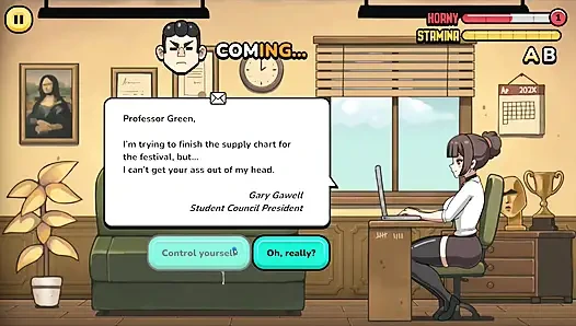 Hentai-spiel - problematischer student - haft lvl 1 - erotische lehrerin