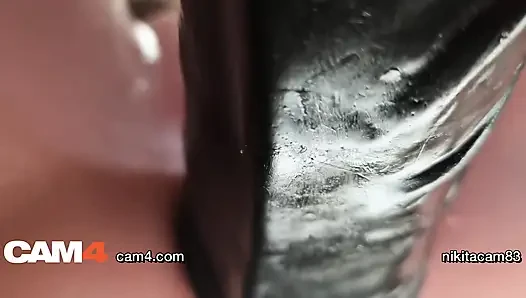 Sex doll gets her pussy and mouth ravaged by dildos