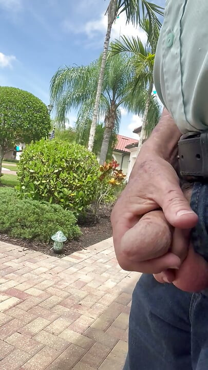 Public Driveway Masturbation