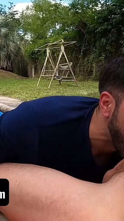 Two Latino Studs Liam Cox & Luke Ryder Have Some Fun In The Sun - LatinLeche | Clip 2