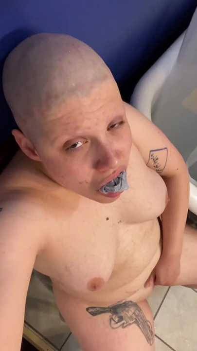 Memorable moment from "Hairless Whore - Adama Daat Amateur Fetish Head and Brow Shave"
