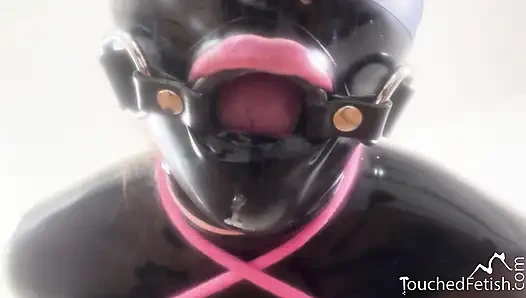 Touchedfetish - Latex & Rubber Fetish Couple - BDSM Deepthroat Facefuck Spanking