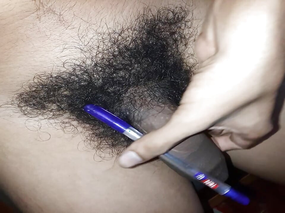 boy handjob with pen