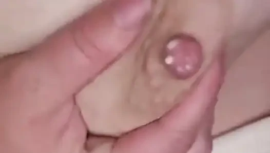 Milking Myself After Smoke Session