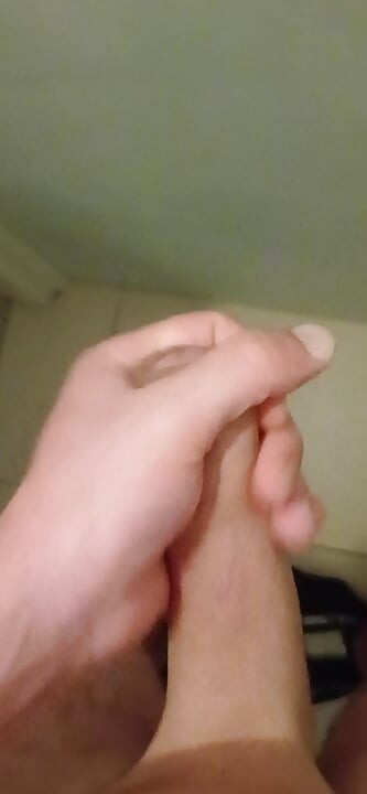 Jerking off allone