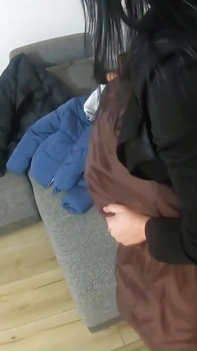 Cum on My New Downjackets