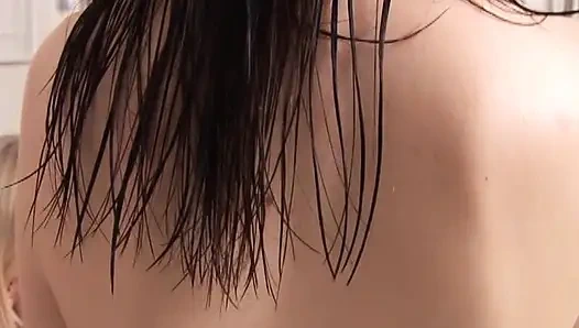 Magnificent lesbian French babes having fun after a pajama party