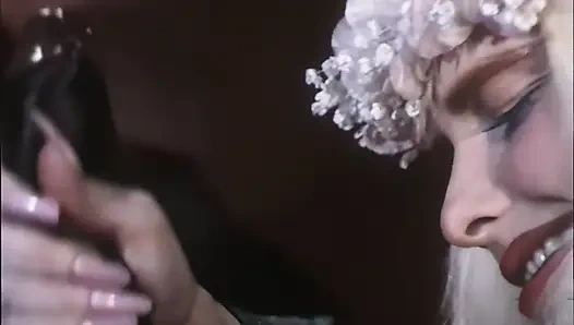 Kalın İtalyan nostaljik yarak üzerinde vahşi yolculuk