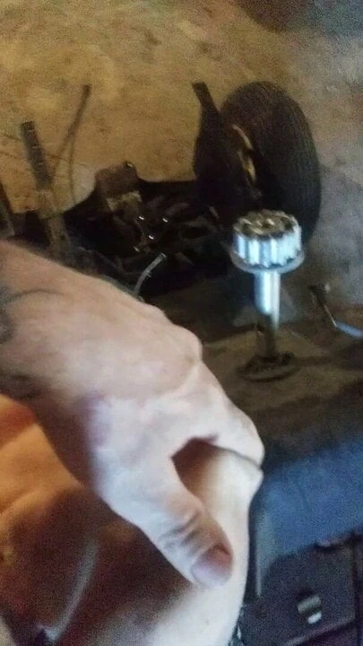 Putting my cock in toy pussy