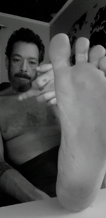 Big Feet Smoking