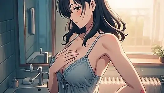 AI Anime Hentai Uncensored, Uncensored video of 18 Year old Teen Hentai MILF, 3D Cartoon on closeup by Kiidzy Animates