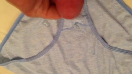 Wife's blue pantys