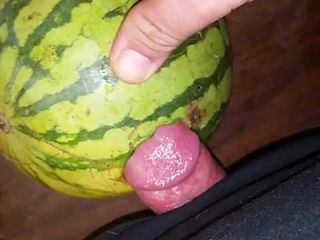 Watermelon and cum