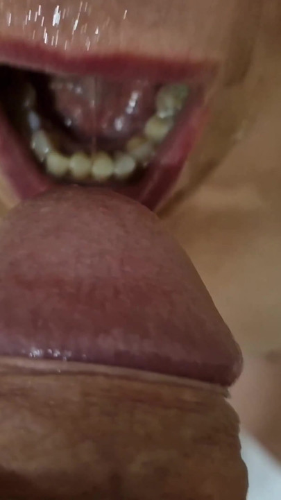 Pissing in my stepmother's mouth and on her nice tits | Clip 2