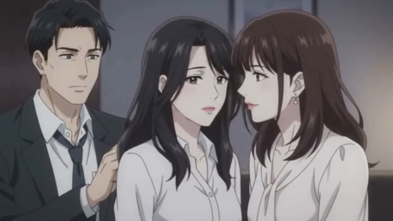 Boss's wife catch him with secretary and join them for threesome