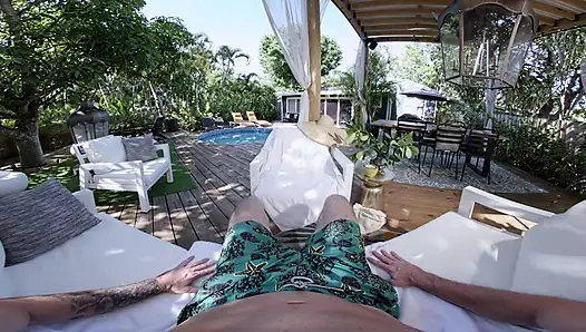 Cheating on my girlfriend with my hot neighbor Anya Olsen