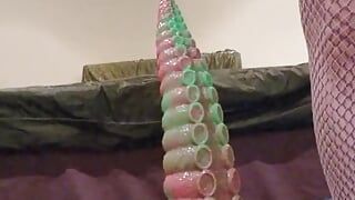 Taking on My Biggest Anal Dildo From johnthomastoys Extreme Anal