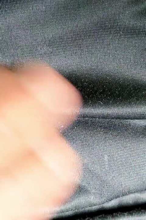 Quick Cum on Shiny Tracksuit - Showing Cum Mess on Tracksuit