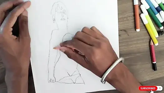 Outdoor Bengali Stepsis having dinner with boyfriend romantic video