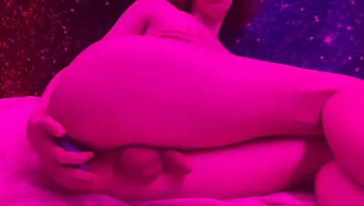 Redhead Femboy Ashen Plays with Dildo