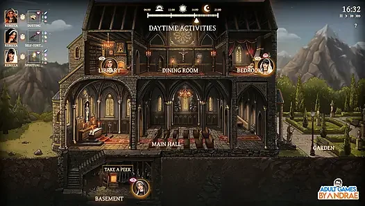 Sisters in Sin Gameplay Part 14 – Rebecca Holds the Key Inside Her Pussy