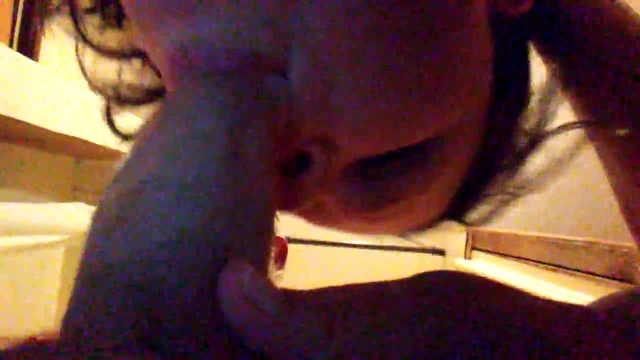 My bbw wife sucking my dick